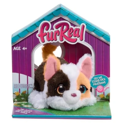 Imagen de Just Play Pequeña gatita de Peluche interactiva furReal My Minis con Movimiento, Peluches, Juguetes para niños a Partir 4 años