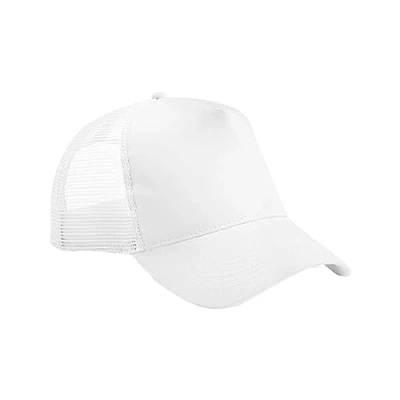 Imagen de Beechfield® B640B Junior Snapback Trucker, Blanco y blanco., Talla única