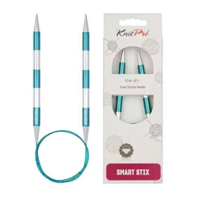 Imagen de KnitPro K42096 Agujas Circulares, Metal Nailon, Varios Colores, 80cm x 8.00mm