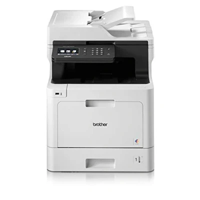 Imagen de Brother DCP L8410CDW Impresora multifunción láser Color Profesional 3 en 1 (impresión, Copia y escaneado, Alta Velocidad, WiFi, impresión a Doble Cara, LCD), Blanco