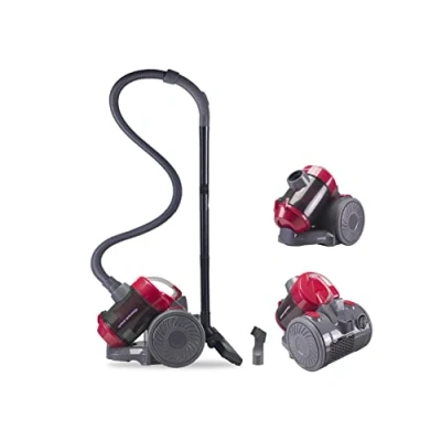 Imagen de Beper 3 litri p202asp200 filo potente senza sacco aspirapolvere a traino ciclonico compatto, rosso, 800 w