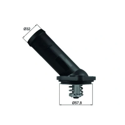 Imagen de MAHLE ORIGINAL TI 225 92D Termostato, refrigerante 92 con junta SEAT: Leon II Hatchback, Ibiza 4, Altea XL, VOLKSWAGEN: GOLF 6, Passat B6 Berlina