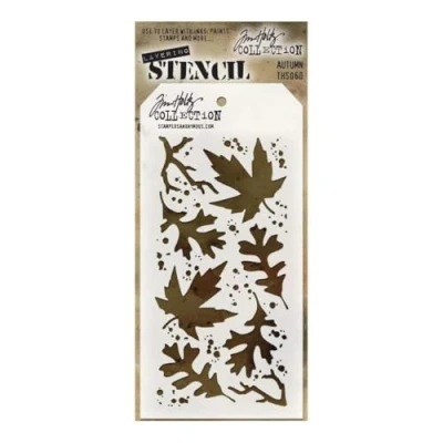 Imagen de Stampers THS060 Tim Holtz Anonymous Plantilla con Capas, Multicolor, 10,47 x 21,59 cm, 28.3 11.4 0.1 cm