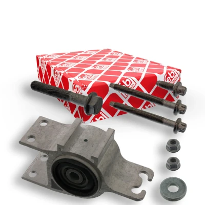 Imagen de FEBI BILSTEIN 44175 Silentblock Brazo de Suspension con material montaje añadido posterior, Eje delantero, derecha 92 MERCEDES BENZ: CLA Coupé