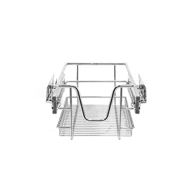 Imagen de Kukoo 2 x Cocina Estante Cesto Extraíbles Cajón Telescópico Dormitorio Extensible Gabinete Estantes y Soportes (30cm)