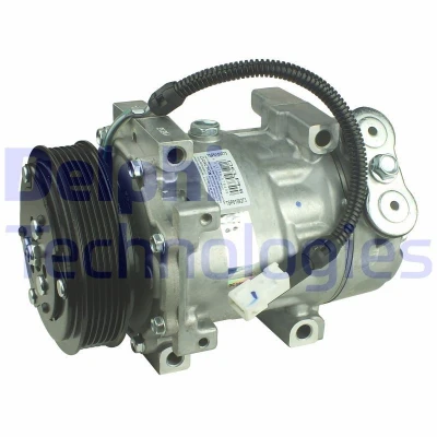 Imagen de DELPHI TSP0159273 compresor de Aire Acondicionado Sanden SD7V16 PAG 46 con aceite PEUGEOT: 206 Hatchback, 406 Berlina