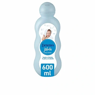 Imagen de Denenes Original Gel Champú con Karité y Petit Grain, Suavidad e Hidratación para Piel Cabello, 93% de Ingredientes Origen Natural 600 ml