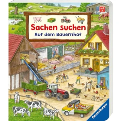 Imagen de Sachen suchen: Auf dem Bauernhof Wimmelbuch ab 2 Jahren