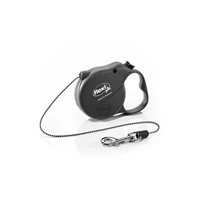 Imagen de flexi Correa Extensible estándar pequeña Color Negro