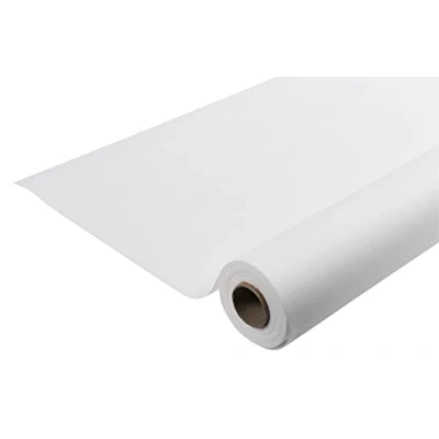 Imagen de Pro Nappe Mantel desechable de Tela Hilado, Rollo 10 m Largo x 1,20 Ancho, Material Resistente al desgarro, Repelente Agua y fácil Limpiar, Color Blanco
