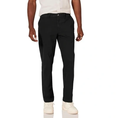 Imagen de Amazon Essentials Pantalones Chinos de Pitillo, elásticos, Informales Hombre, Negro, 33W / 28L