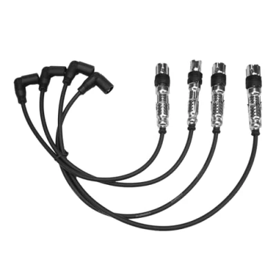Imagen de Taesayl Juego de cables encendido, cable bobina encendido para Touran Golf 5 Plus 6 Beetle Caddy Polo A1 8X A3 8P Altea Ibiza Leon Toledo Fabia Rapid Roomster 1.2 TSI