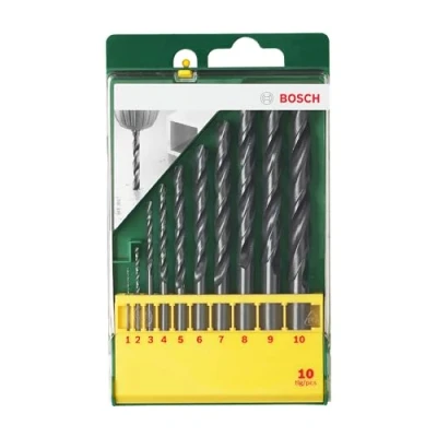 Imagen de Bosch 2607019442 Set con 10 brocas HSS R para metal