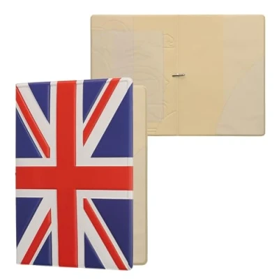 Imagen de kwmobile Set de 1x Fundas Protectoras Pasaporte Protectores con diseño Bandera del Reino Unido Espacio para Tarjetas