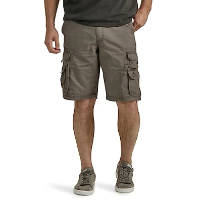 Imagen de Lee Bermudas Dungarees Wyoming para hombre, con cinturón y bolsillos Beige