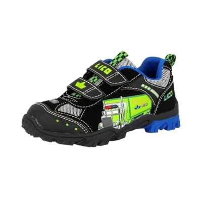Imagen de Lico Truck V Blinky, Zapatillas para Correr Niños, Negro/Azul/Lima, 22 EU