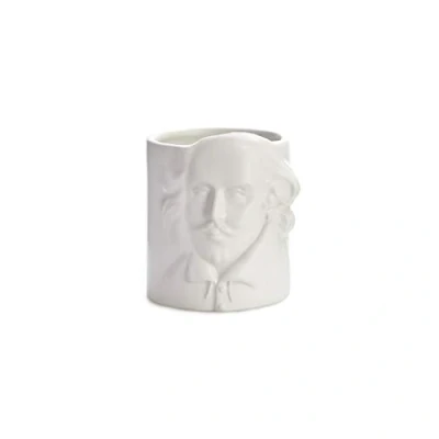 Imagen de Balvi Portalápices Shakespeare Color Blanco Lapicero para Escritorio Inspirado en el reconocido escri