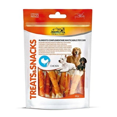 Imagen de CAMON We Love Pets Huesos con Pollo (80g) Accesorios, Complementos, Juegos y Comida para Mascotas