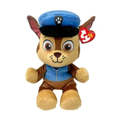 Imagen de Ty Colección Paw Patrol, Chase, Todos los héroes del Equipo de Cachorros en versión Floppy, Suave Peluche para coleccionar, Idea Regalo Grandes y pequeños 20 cm T44014