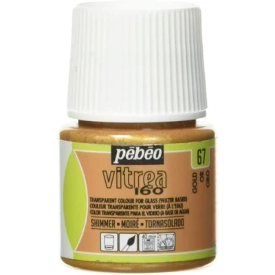 Imagen de Pintura de cristal V160 efecto miré 45 ml dorado