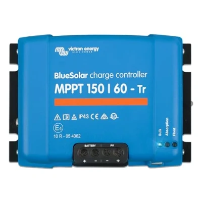 Imagen de Victron Energy BlueSolar MPPT TR 150V 60 amperios 12/24/36/48 Voltios Controlador de Carga Solar
