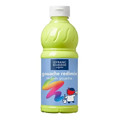 Imagen de Lefranc Bourgeois Gouache líquida Redimix, 500 ml, color amarillo