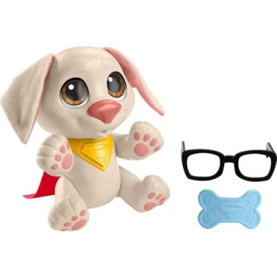 Imagen de Fisher Price DC Comics Liga de Super Mascotas Bebé Krypto Figura Juguete (Mattel HGV05)