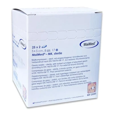 Imagen de 25 x 2 gasa estéril apósito 5 cm
