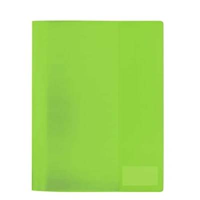 Imagen de HERMA 19494 Carpeta archivadora, A4, transparente, juego de plástico lavable y duradero, con etiqueta, 3 carpetas transparentes película polipropileno, color verde