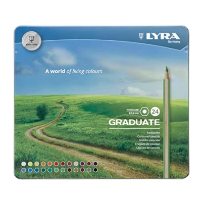 Imagen de Lyra Pack de 24 lápices, Multicolor, 21 x 19 1.4 cm