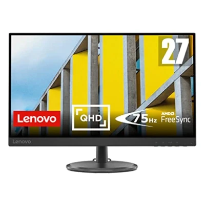 Imagen de Lenovo D27q 30 Monitor 27&#039;&#039; QHD (VA, 60Hz, 4ms, HDMI+DP, Cable HDMI, FreeSync) Ajuste de inclinación Negro