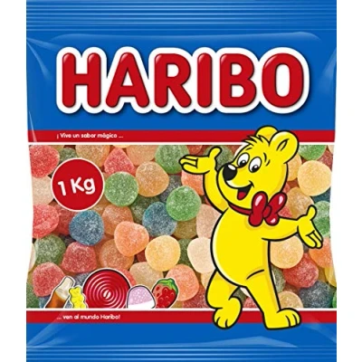 Imagen de Haribo parisinas con azucar 1kg, 1 unidad