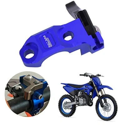 Imagen de AnXin Hot Start Palanca giratoria abrazadera de barra para CR CRF XR KDX KLX KX DRZ RM TTR WR YZ motocicleta azul