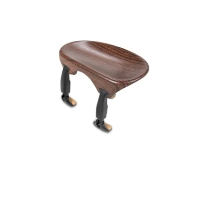 Imagen de Wittner soporte para barbilla, violín 3/4, plástico de alta tecnología, forma anatómica, sin destornillador, color palisandro, 253221P, fabricado en Alemania