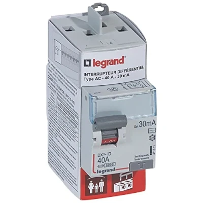 Imagen de Legrand LEG92840 Interruptor diferencial (BIP 40 A, 30 MA, tipo AC)
