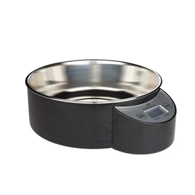Imagen de Num&#039;axes 230436 Comedero Eyenimal con Bascula Electrónica Negro 1.8 l