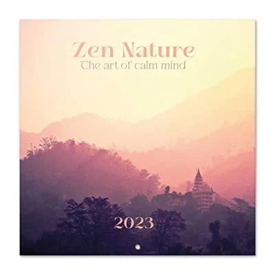 Imagen de Grupo Erik, Calendario Zen Nature 2023, 2023 pared con certificado FSC, mensual, 30x30 cm, CP23028