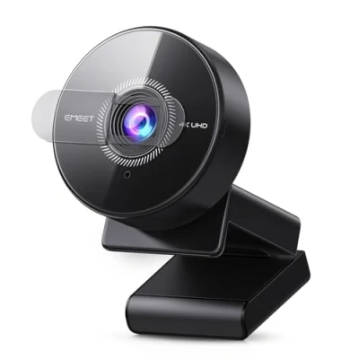 Imagen de EMEET C950 4K Webcam para PC, UHD 8 Megapíxeles, Autoenfoque, Micrófono con Cancelación de Ruido, 70 FOV, 1080P@60FPS, Protección Privacidad, USB 2.0 Plug&amp;Play, Ideal Zoom/Teams