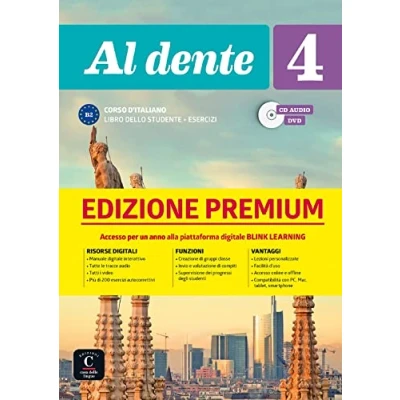 Imagen de Al Dente 4: Libro Dello Studente + Esercizi Premium B2