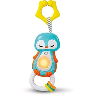 Imagen de Clementoni 17331 sonajero Musical Pingüino bebé a Partir de 3 Meses