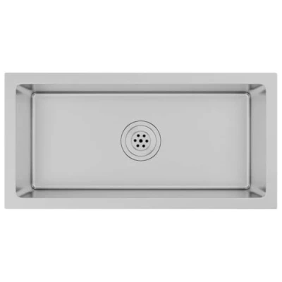 Imagen de vidaXL Fregadero de Cocina Hecho a Mano Acero Inoxidable Lavabo