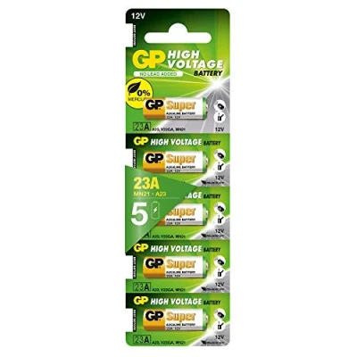 Imagen de GP Batteries 23A Pila alcalino de 12 V, (paquete 5 unidades)