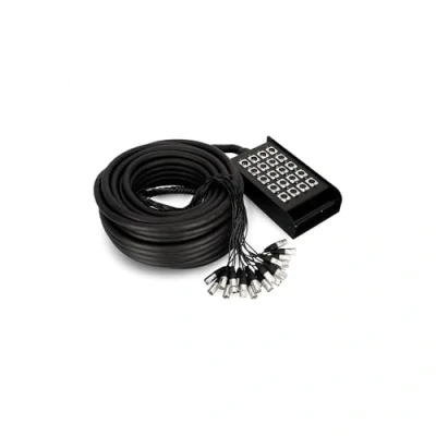 Imagen de Adam Hall Cables K 20 C 15 Manguera de Cable con Cajetín Escenario 16/4 m