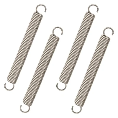 Imagen de GUNGY Resortes de Tensión 100mm Muelles Extensión con Gancho Muelle Acero Inoxidable Diámetro Exterior 10mm Alambre 1,6mm Fuerza Resorte 8KG 4 Piezas