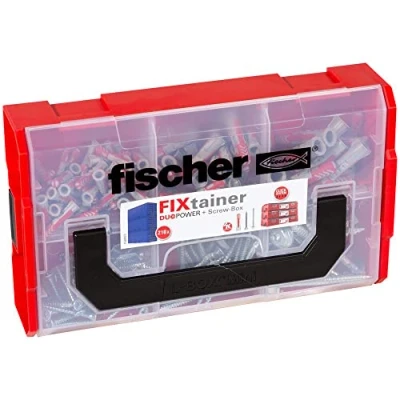 Imagen de fischer maletin de tacos DUOPOWER con y tornillos universales (210 uds)