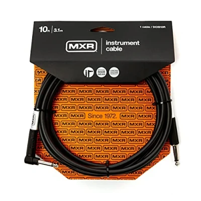 Imagen de JIM DUNLOP MXR Cable Instrumento Estándar, 10 pies 3,1 m, Ángulo Recto de 1/4 pulgada (DCIS10R)
