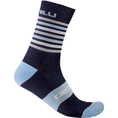 Imagen de CASTELLI Gregge 15 Sock Calcetines, Hombre, Azul Claro, XXL