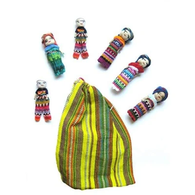Imagen de vendo Muñecos quitapenas en Bolsa (6 Unidades, tamaño Grande), Worry Dolls