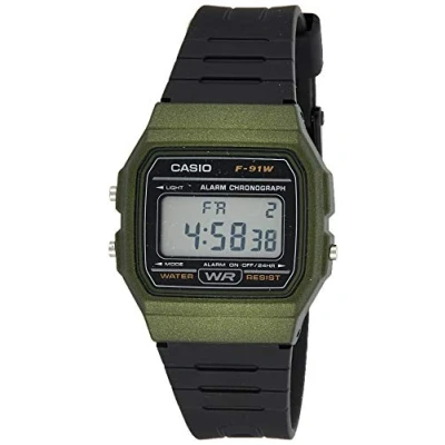 Imagen de Casio Reloj Digital para Unisex de Cuarzo con Correa en Resina F 91WM 2AEF