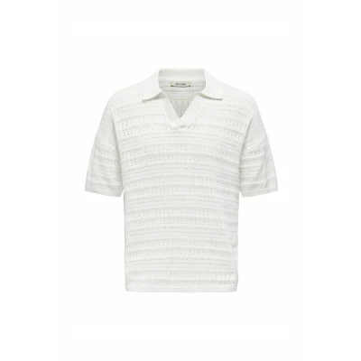 Imagen de Only &amp; Sons Onsgrayson Polo, Hombre, Talla: XS, Cloud dancer